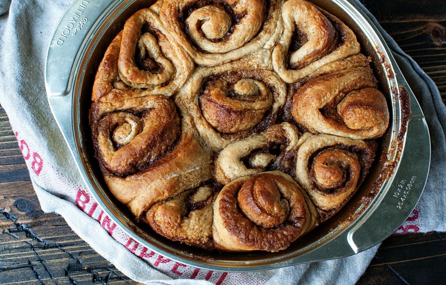 Banana Bread Maple Cinnamon Rolls With Maple Glaze