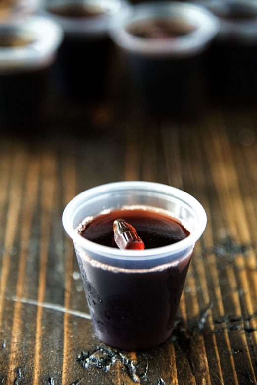 Black Cherry Spiced Rum And Cola Jelly Shots Sweet Recipeas