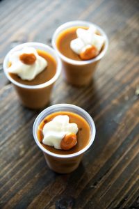 Pumpkin Spice Latte Pudding Shot