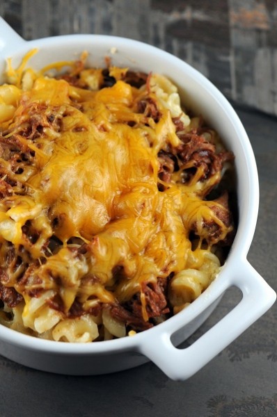 BBQ Pulled Pork Macaroni and Cheese