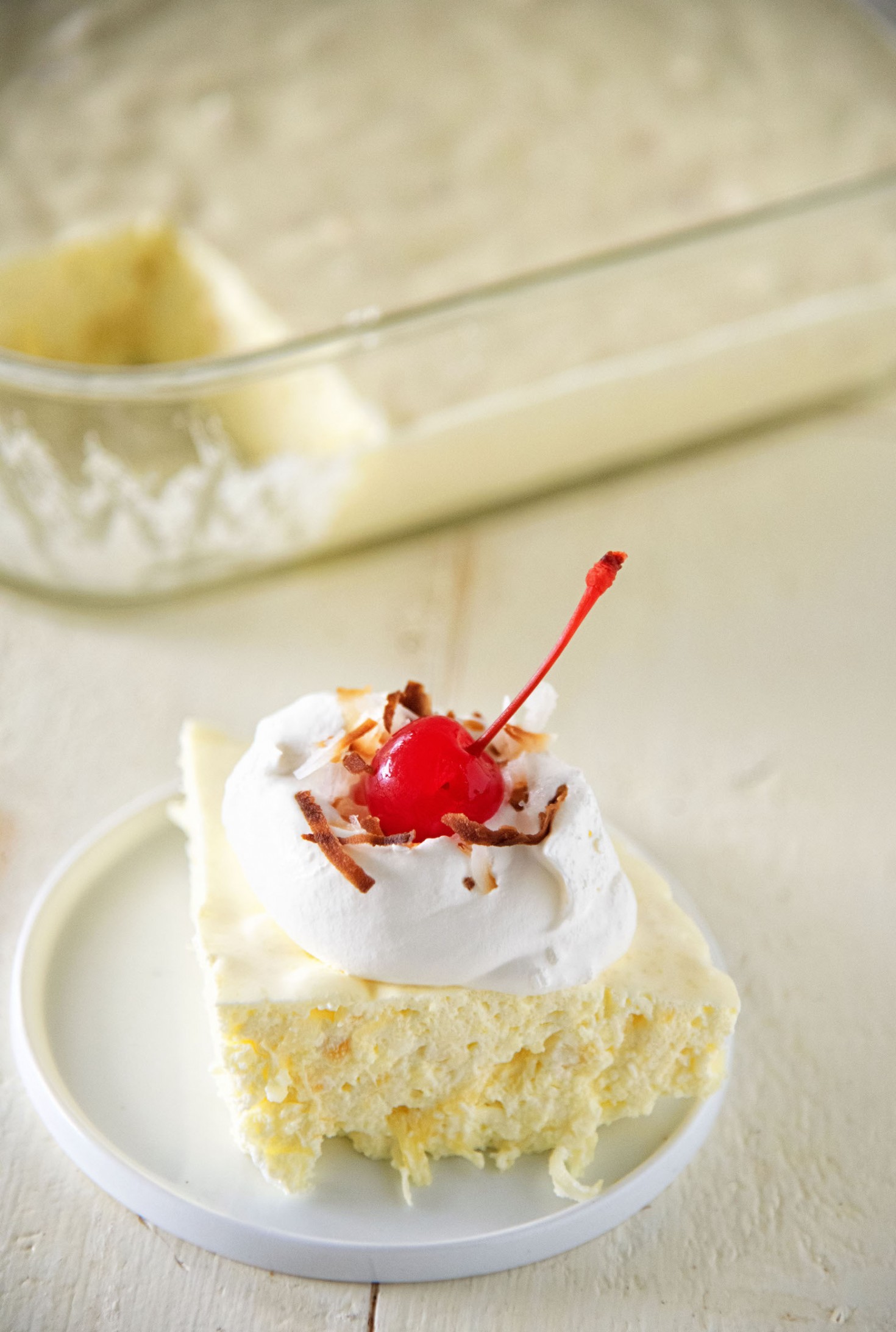 Pina Colada Gelatin Salad - Sweet Recipeas