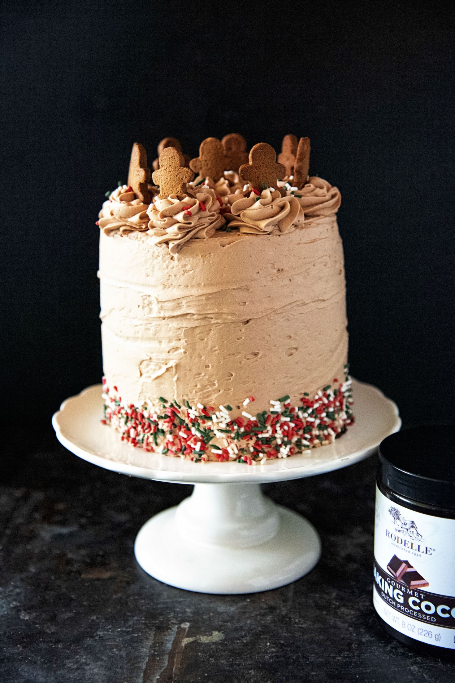 Chocolate Gingerbread Layer Cake