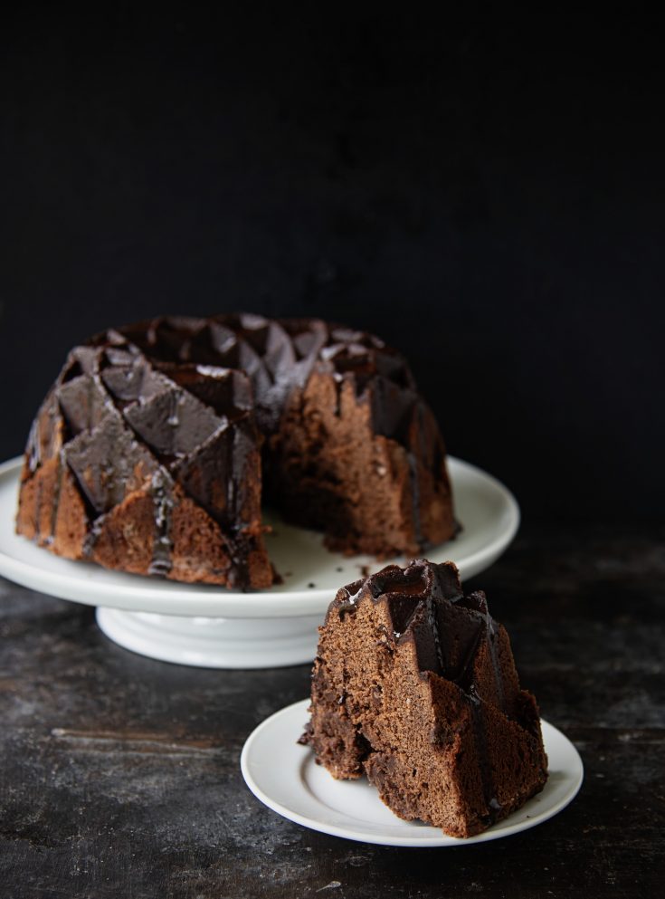 Bailey's Salted Caramel Chocolate Bundt Cake