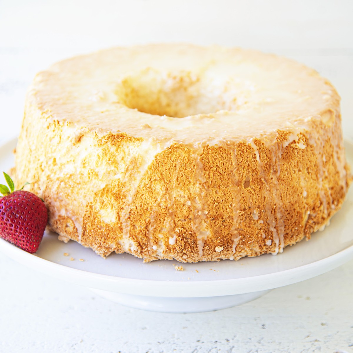 Key Lime Angel Food Cake