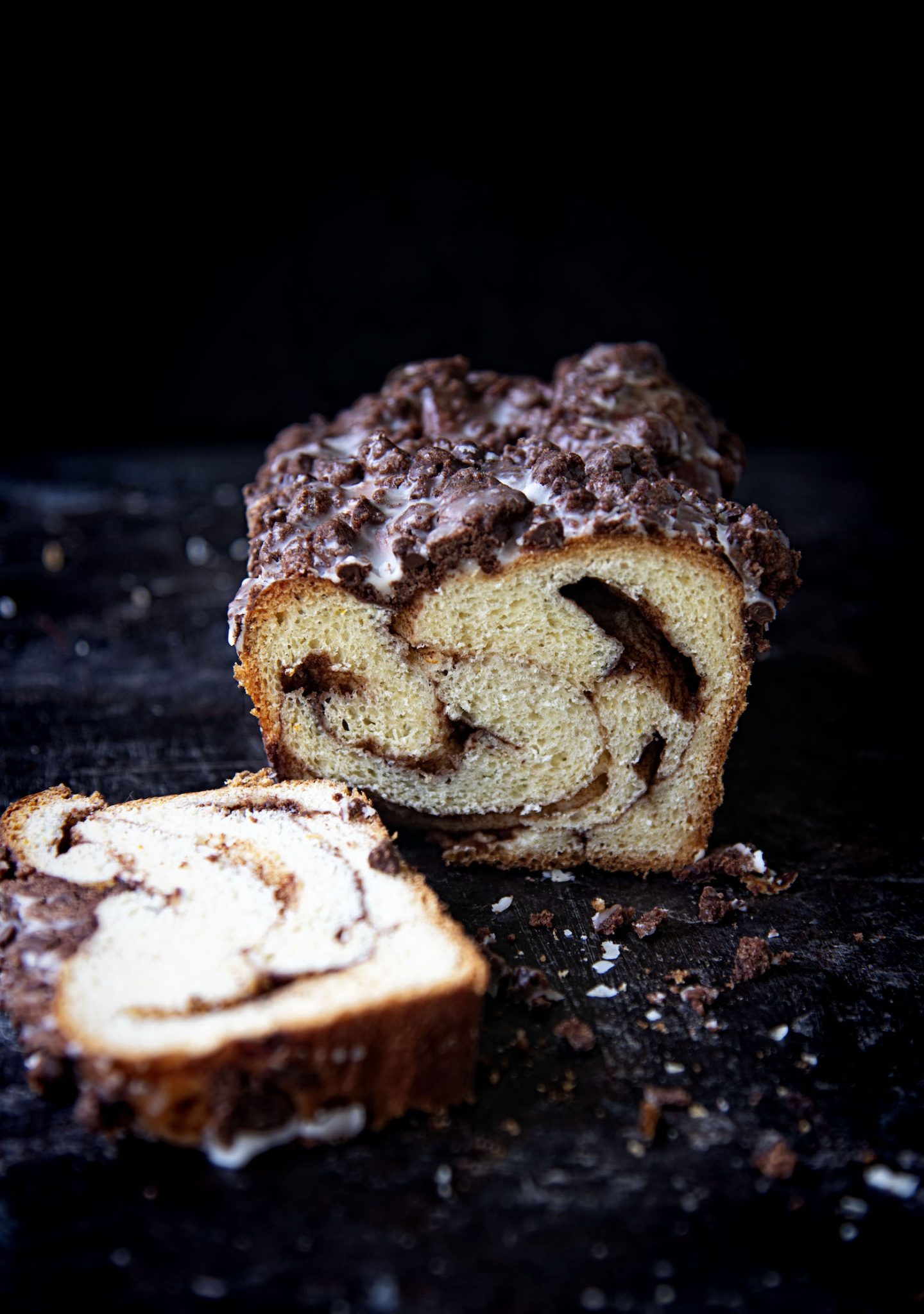 Chocolate Orange Crumb Babka