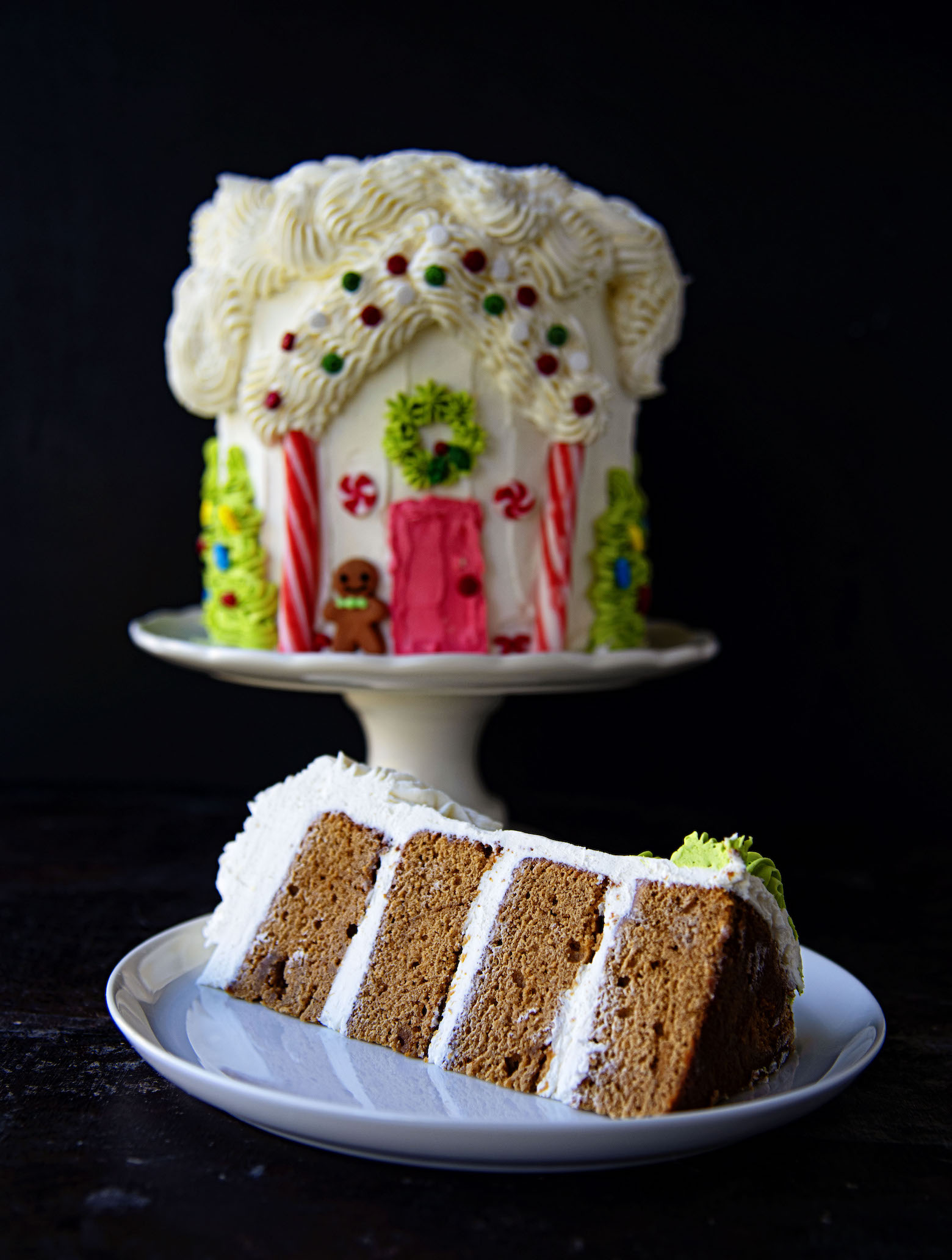 Gingerbread House Gingerbread Layer Cake