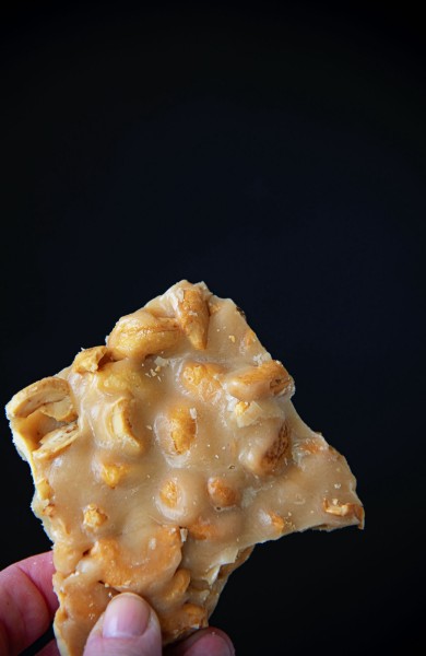 Salted Cashew Crunch Toffee