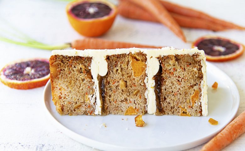 Citrus Sunshine Carrot Cake with Orange Marmalade Buttercream