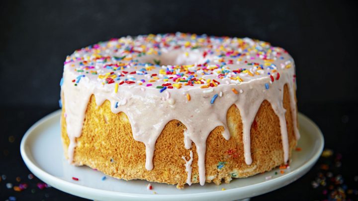 Rainbow Angel Birthday Cake Recipe - BettyCrocker.com