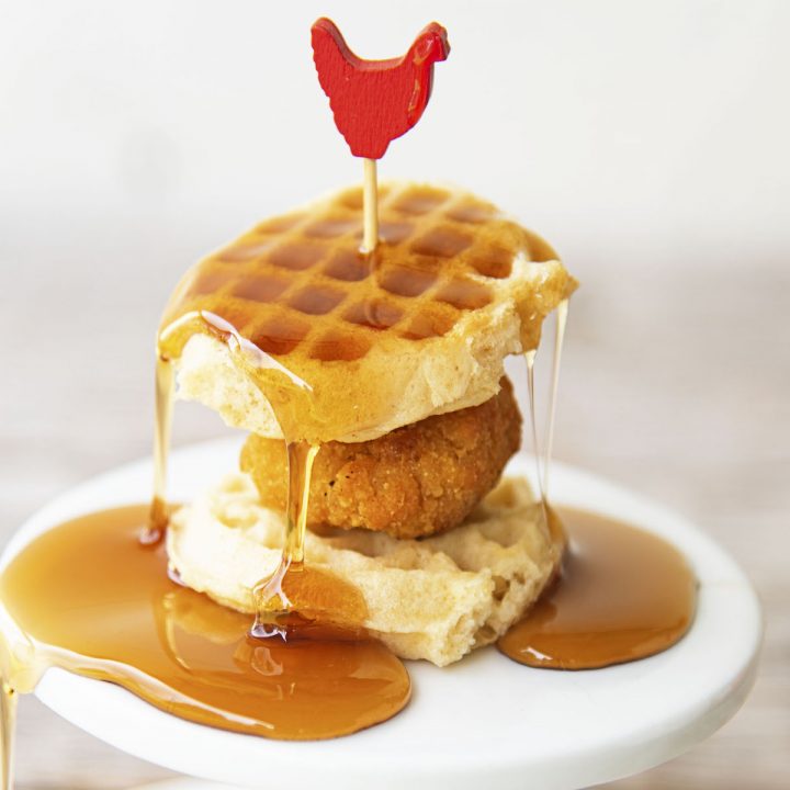 Mini Rosemary Chicken and Waffles