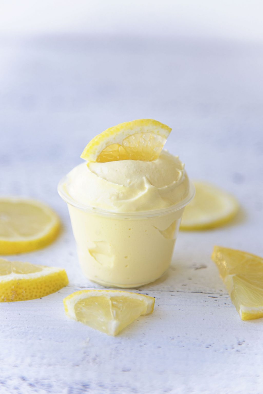 Frosted Lemonade Pudding Shots - Sweet ReciPEAs